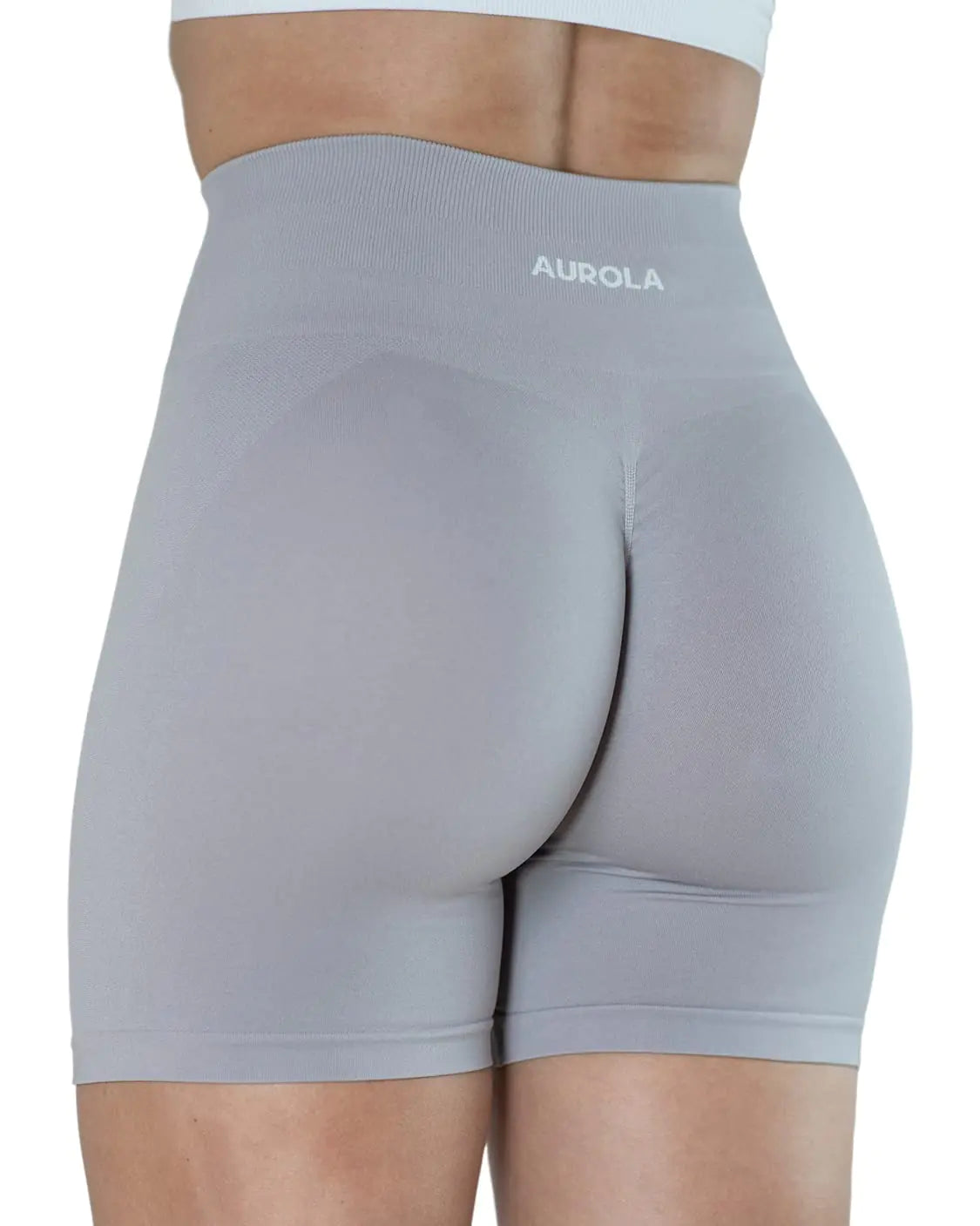 AUROLA Intensify Workout Shorts for Women Seamless Scrunch Short Gym Yoga Running Sport Active Exercise Fitness Shorts X-Large Raindrops