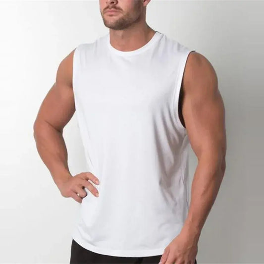 Brand New Plain Tank Top Men Bodybuilding singlet Gym Stringer Sleeveless Shirt Blank Fitness Clothing Sportwear Muscle Vest