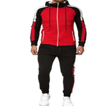 Men Hoodie Jacket + Pants Tracksuit