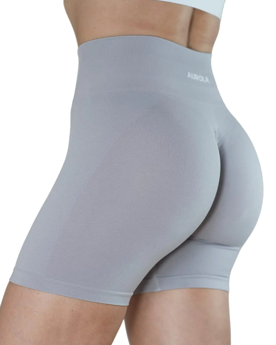 AUROLA Intensify Workout Shorts for Women Seamless Scrunch Short Gym Yoga Running Sport Active Exercise Fitness Shorts X-Large Raindrops