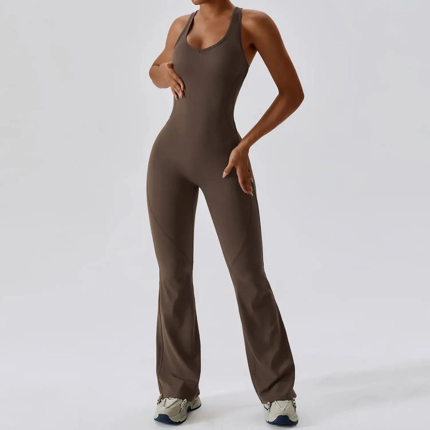 Fitness Stretch Workout Bodysuit