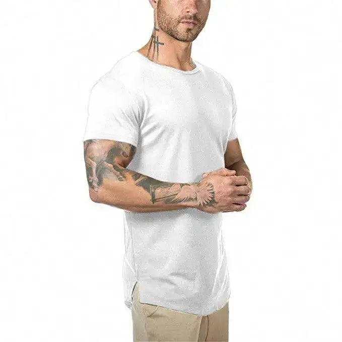 Solid Cotton Short Sleeve T-Shirt